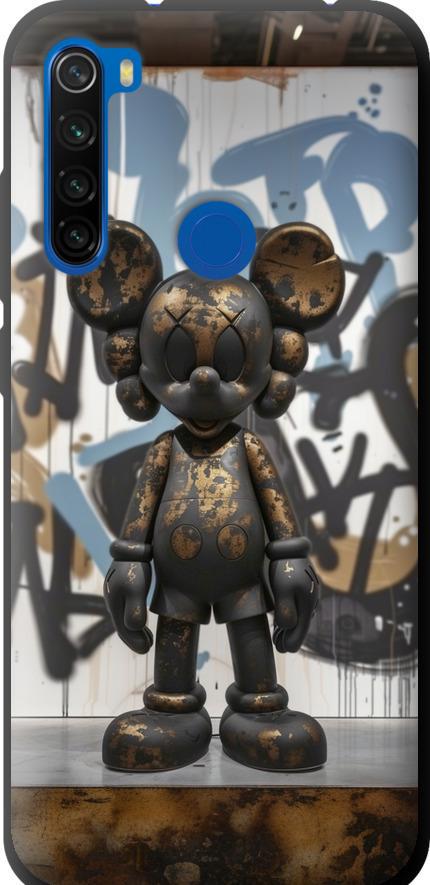 Чехол на Xiaomi Redmi Note 8T Bronze kaws v2 (6098b-1818-42517)