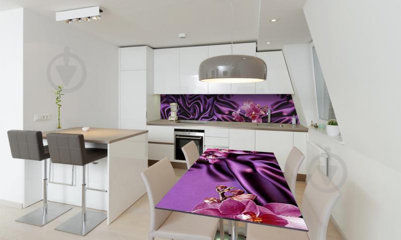 Наклейка виниловая на стол Zatarga «Фиолетовый Шелк» 600х1200 мм Z180846st Наклейка виниловая на стол Zatarga «Фиолетовый Шелк» 600х1200 мм Z180846st