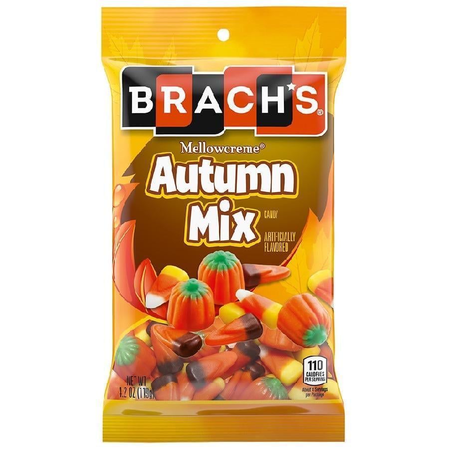 Цукерки жувальні Brach's Halloween Autumn Mix Mellowcreme Pumpkin Candy Corn 119 г (1993418366)