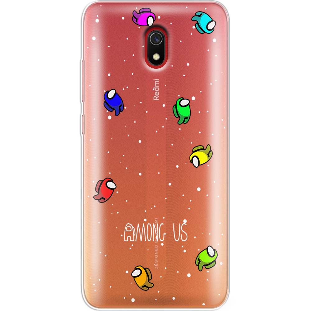 Чехол Boxface Xiaomi Redmi 8A Among Us Invisible Прозрачный силикон (38341-bk76-38341)