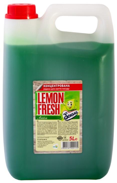 Жидкость для мытья посуды Lemon Fresh 5 л Зеленый (2474051604)