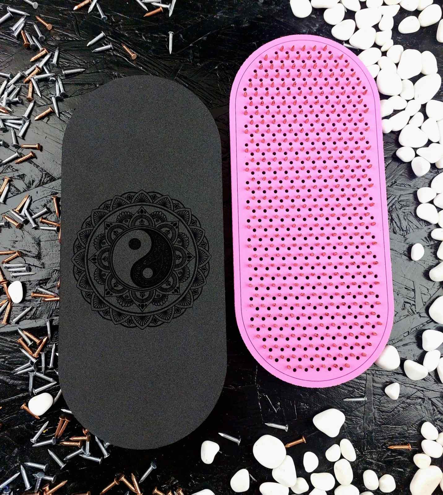 Доски Садха гибкие с гравировкой Инь-Янь с чехлом (27444233)