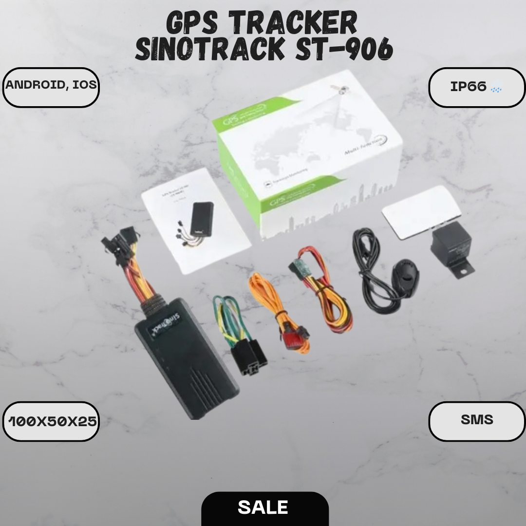 Трекер GPS автомобільний SinoTrack ST-906 з блокуванням двигуна та мікрофоном (GP-ST906) - фото 5