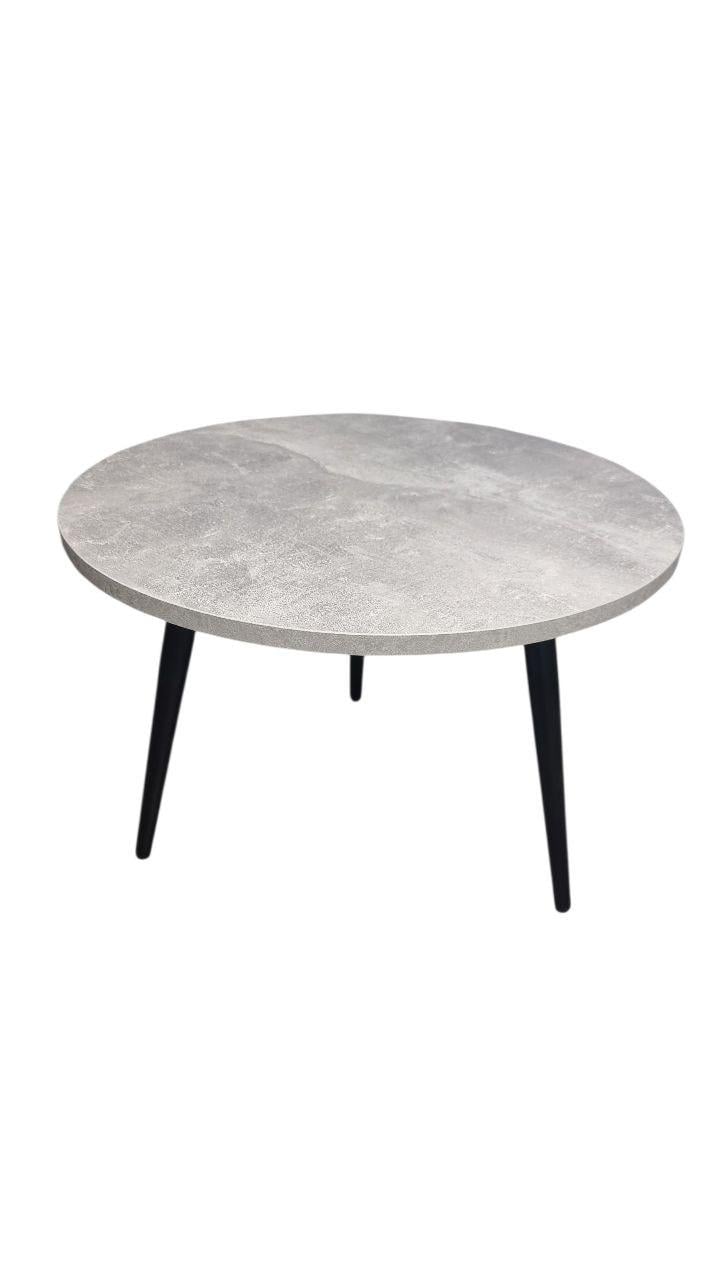 Стол журнальный Dinat Round ankona 600х600х420 мм Индастриал/Черный Стол журнальный Dinat Round ankona 600х600х420 мм Индастриал/Черный
