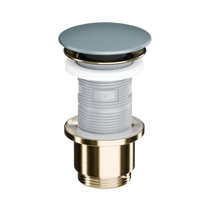 Клапан донний Excellent Design Click-Clack 1 1/4" для умивальника та біде Зелений матовий (ARIN.1485.K.01.MBMGL) Клапан донний Excellent Design Click-Clack 1 1/4" для умивальника та біде Зелений матовий (ARIN.1485.K.01.MBMGL)