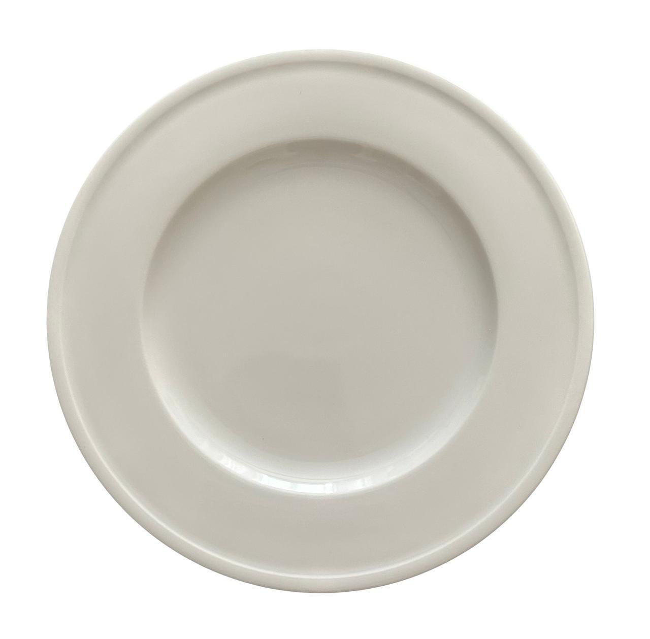 Тарелка обеденная фарфоровая круглая Gerlach Tune 240 мм Белый (2178959160) - фото 1