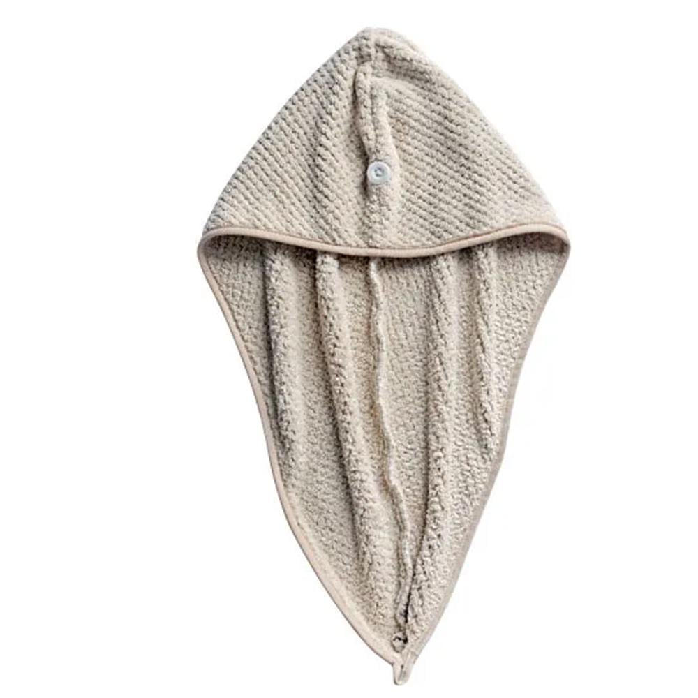 Рушник-тюрбан чалма для сушіння волосся Bestlove Бежевий у клітинку (HA-381) - фото 1 Рушник-тюрбан чалма для сушіння волосся Bestlove Бежевий у клітинку (HA-381) - фото 1