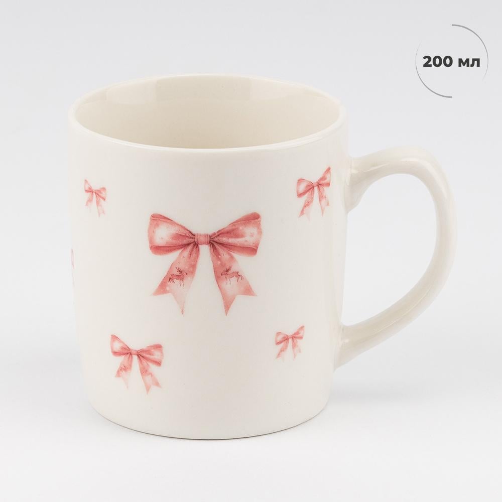 Чашка с ложечкой Милые бантики 200 мл (9250-013) - фото 4 Чашка с ложечкой Милые бантики 200 мл (9250-013) - фото 4