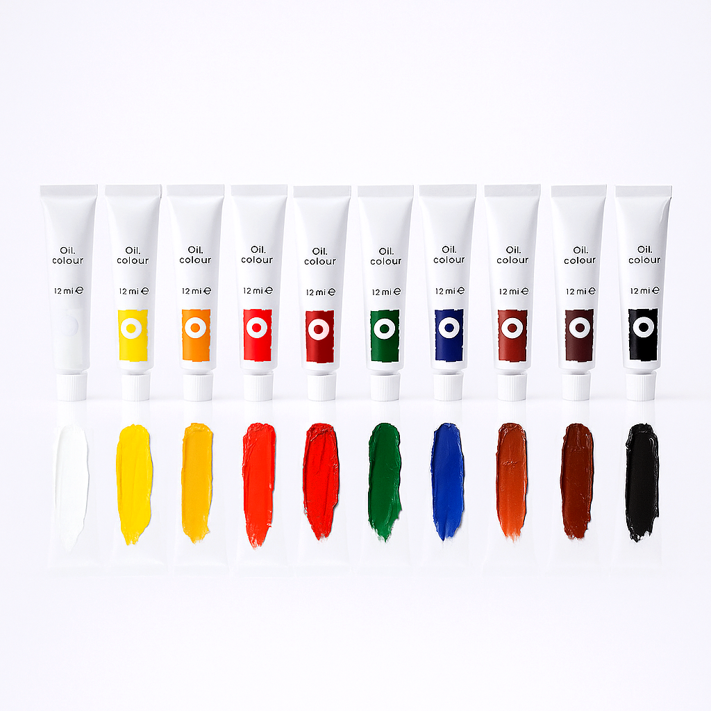 Фарби масляні художні тюбики в коробці 12 кольорів по 12 мл (37-106235) - фото 4