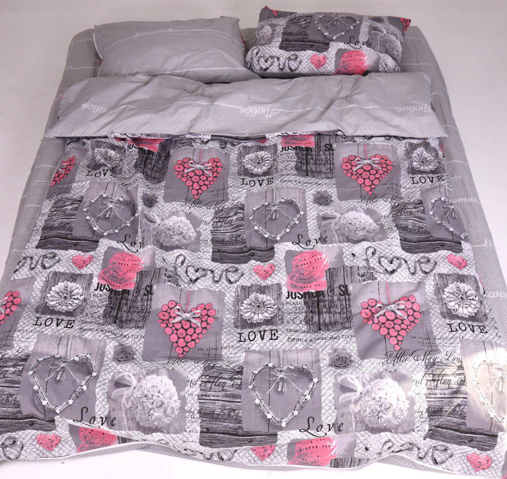Комплект постельного белья детский PaniPava Love Story бязь 110х140 см (10101237)