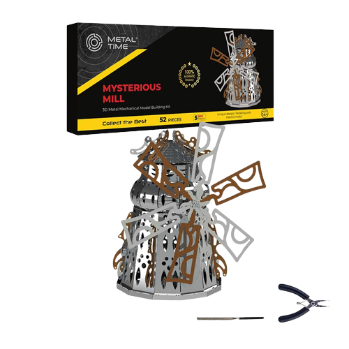 Конструктор METAL-TIME Mysterious Mill MT054 коллекционная модель (3031492) - фото 8 Конструктор METAL-TIME Mysterious Mill MT054 коллекционная модель (3031492) - фото 8