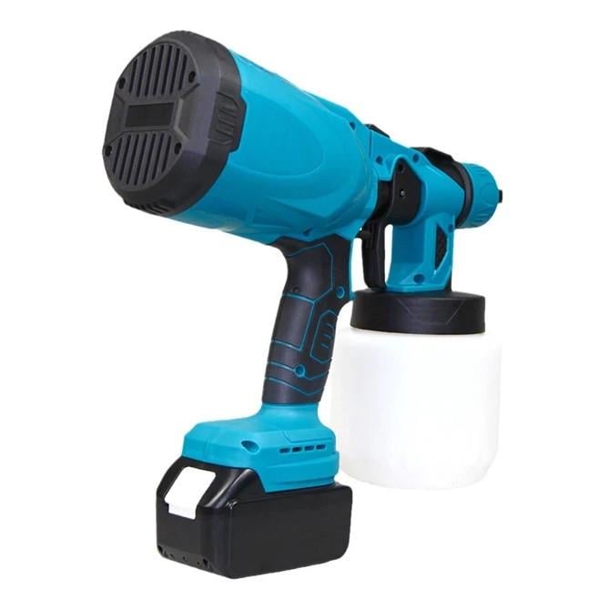 Краскораспылитель аккумуляторный Electric Spray Gun с регулировкой ширины 2хАКБ 24 V 550 W (3_04990) - фото 4