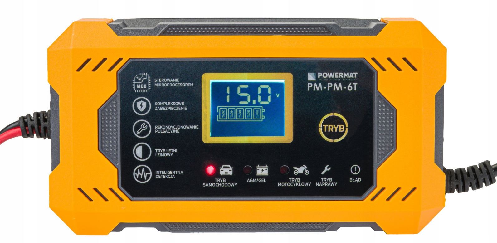 Зарядний пристрій автомобільний Powermat PM-PM-8T 12 В/24 В Зарядний пристрій автомобільний Powermat PM-PM-8T 12 В/24 В