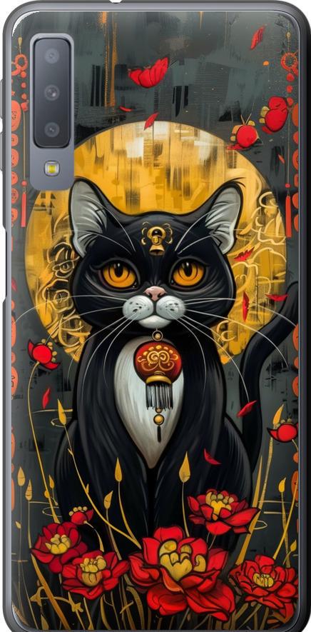 Чехол на Samsung Galaxy A7 (2018) A750F China Cat (6134u-1582-42517) Чехол на Samsung Galaxy A7 (2018) A750F China Cat (6134u-1582-42517)