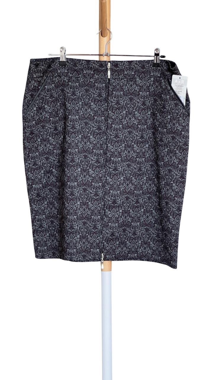 Спідниця A&R з абстрактним малюнком на змійці L (4799648) Спідниця A&R з абстрактним малюнком на змійці L (4799648)