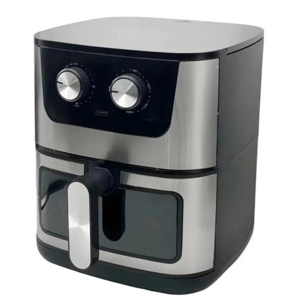 Аерогриль для дому Rainberg RB-2269 8 л 4200 Вт Сірий (GR-05372)