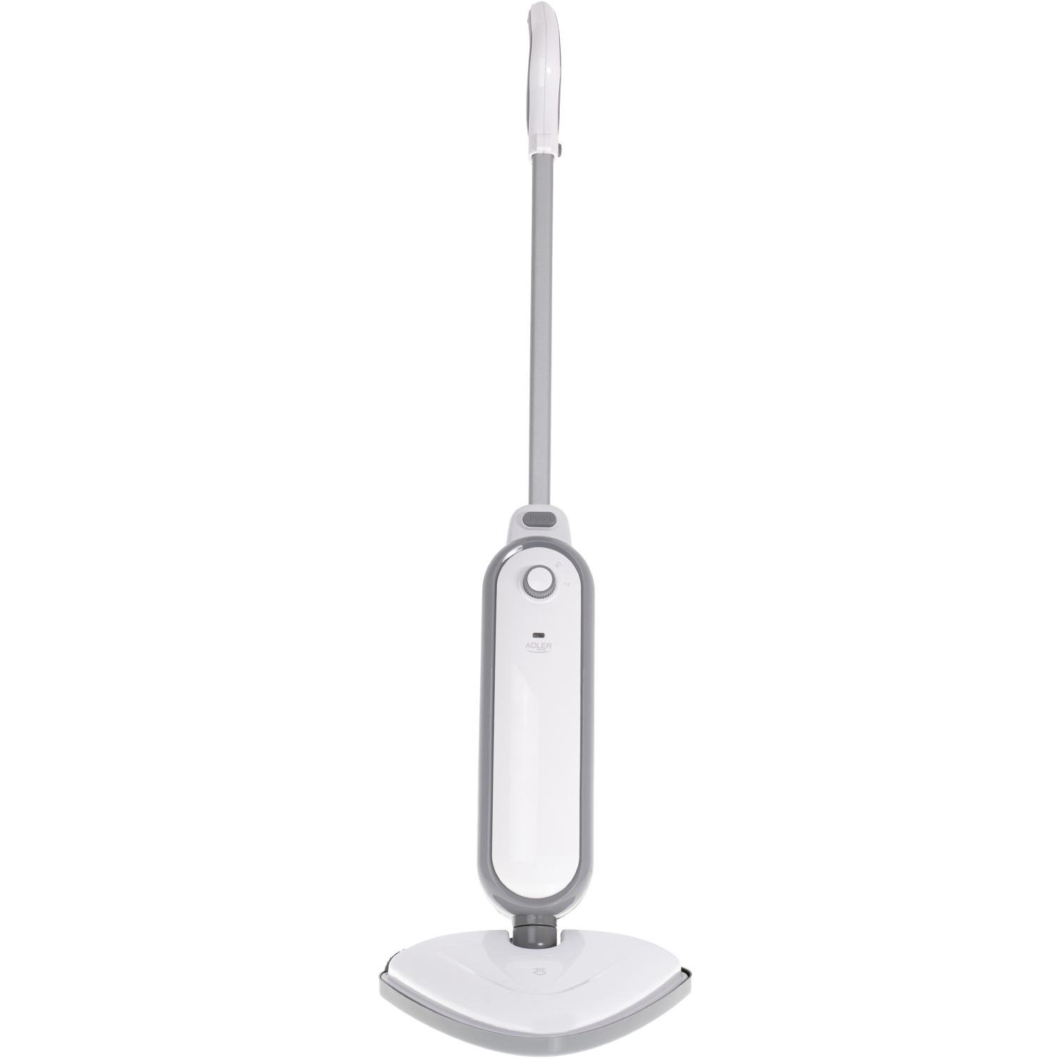 Швабра паровая Adler AD 7057 1300W 380 мл 25 г/мин White (AD7057) Швабра паровая Adler AD 7057 1300W 380 мл 25 г/мин White (AD7057)