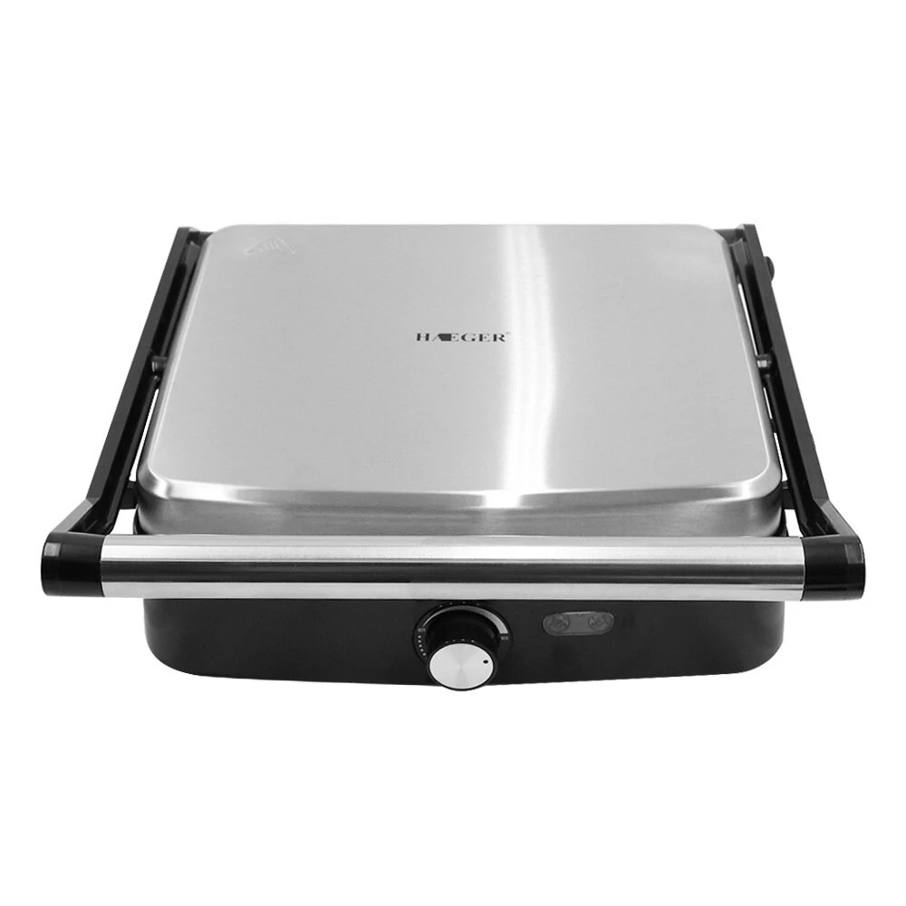 Электрический прижимной гриль Haeger HG-2682 с антипригарным покрытием 1800 Вт (neww16747)