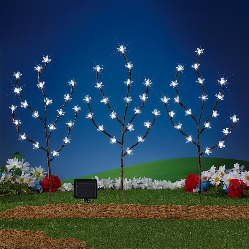 Ліхтар вуличний Sirius SLP46 на сонячній батареї три стійки по 20 ламп (36875)