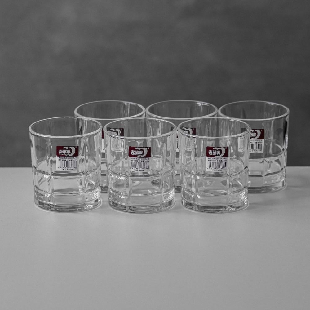 Набор стаканов Загадочная Прозрачность 6 шт. 340 мл (Y2041-2)