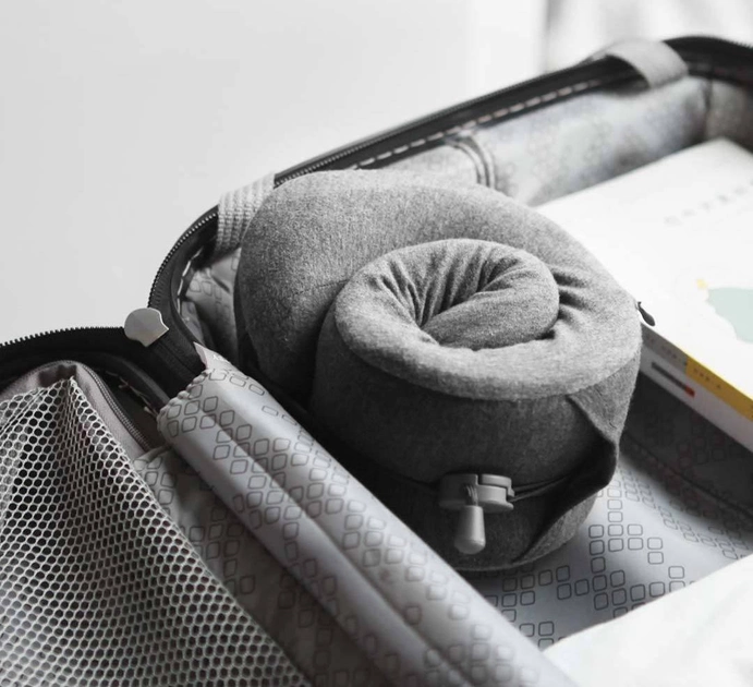 Подушка подголовник с массажером Le Fan LF LR-S100 Gray - фото 2