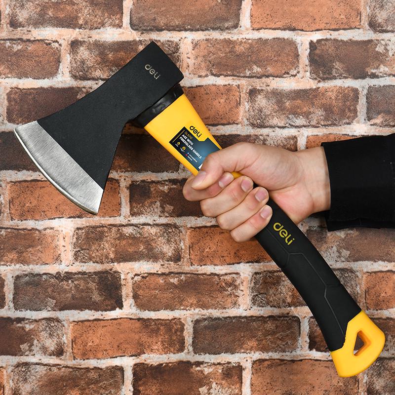 Топор с фиброгалсом Deli Tols EDL5710 (2591125186) - фото 3 Топор с фиброгалсом Deli Tols EDL5710 (2591125186) - фото 3