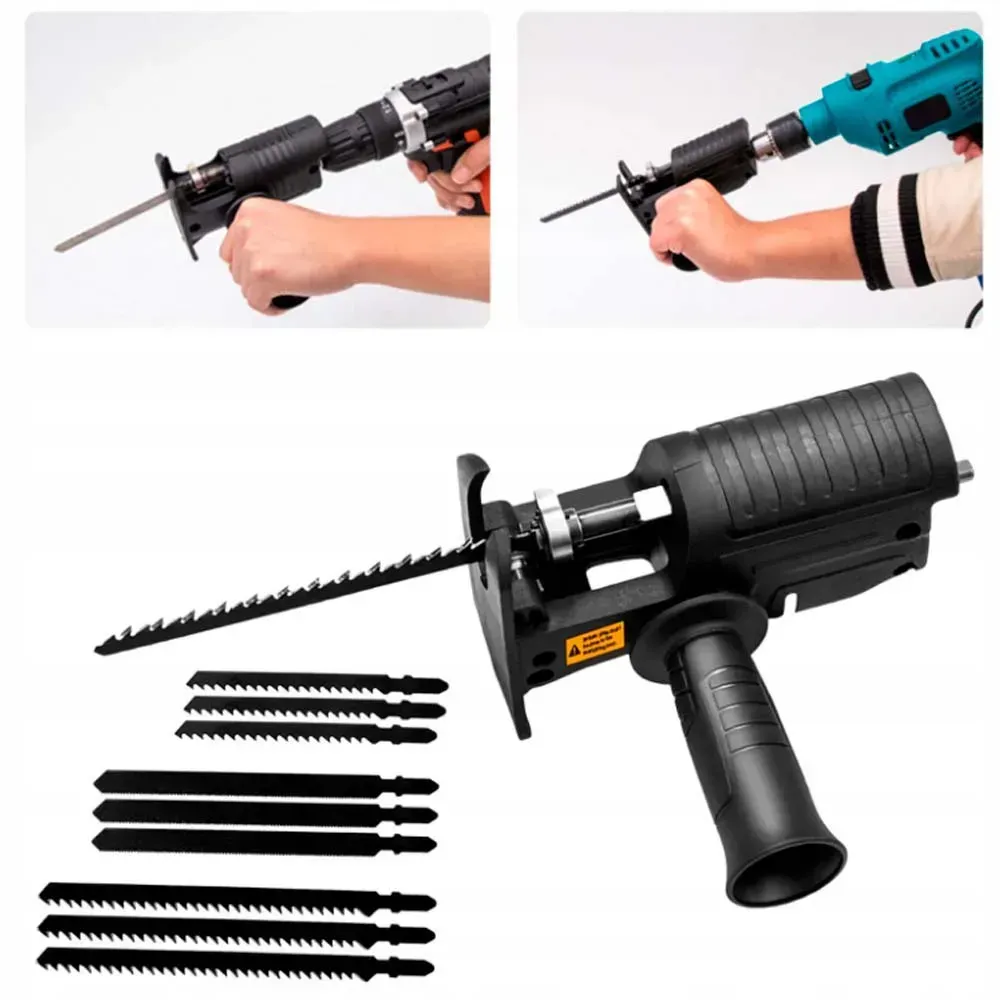 Насадка на дриль шуруповерт з 9 полотнами (234587779) - фото 2 Насадка на дриль шуруповерт з 9 полотнами (234587779) - фото 2