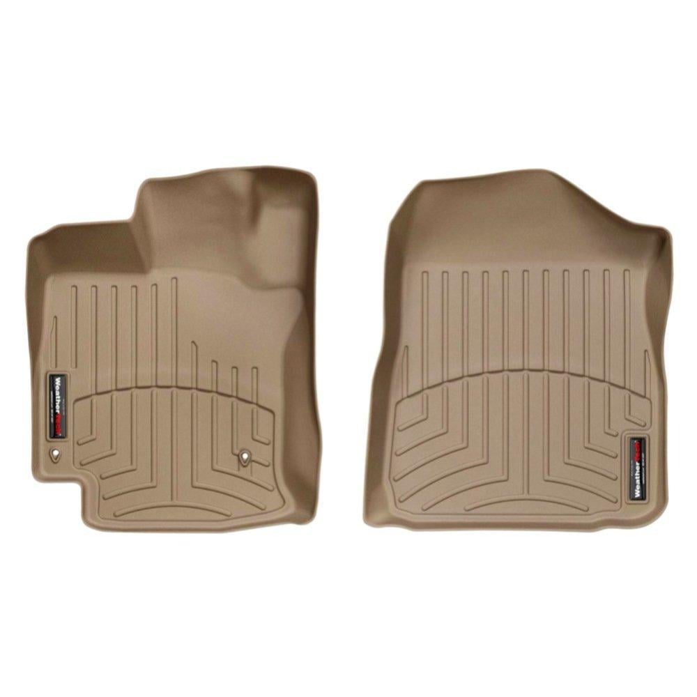 Килимки WeatherTech в салон Toyota Venza 2008-2012 з бортиком передні 2 шт. Бежевий (451831)