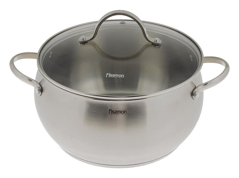 Каструля Fissman Martinez пузата з нержавіючої сталі 1,8 л