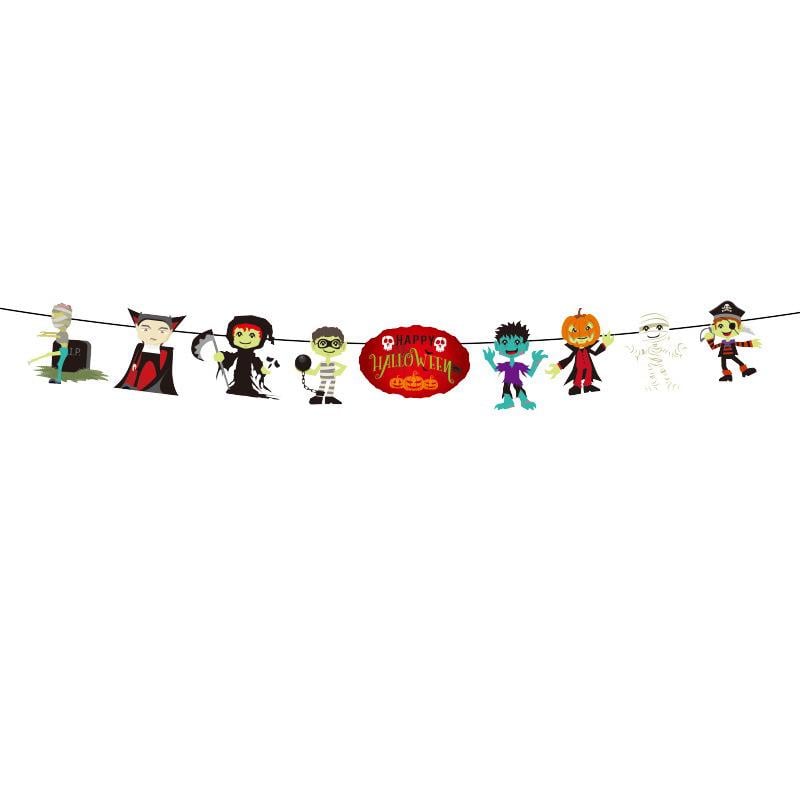 Гирлянда на Хэллоуин 280 см Разноцветный (808105)