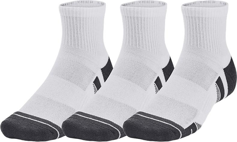 Носки Under Armour PERFORMANCE TECH 3PK QTR 3 пары L Белый (1379510-100)