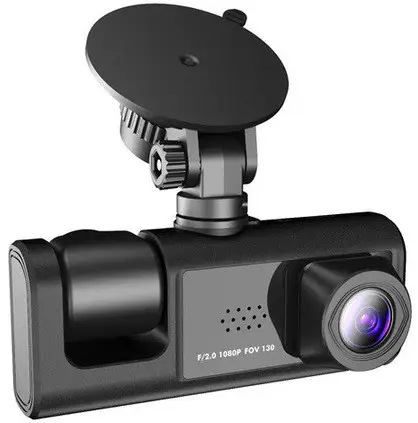 Відеореєстратор DVR S1 CarDvrCam на 3 камери Full HD (22399669) - фото 2