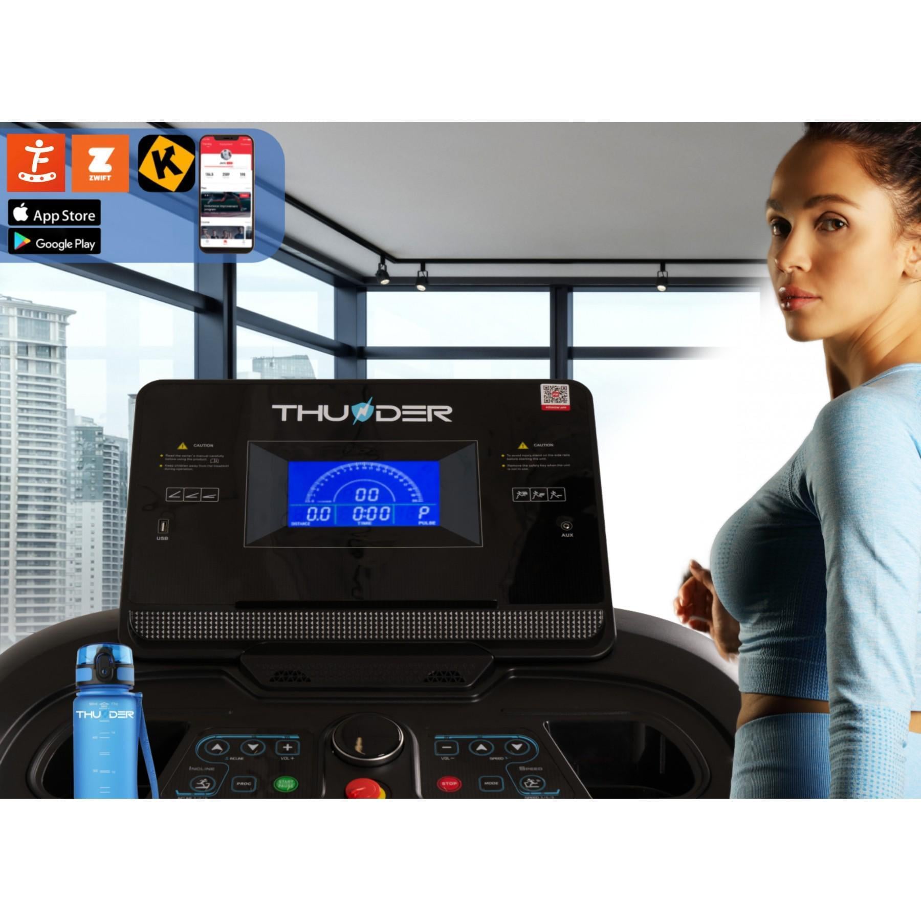 Беговая дорожка Thunder Flex-DS Black (47081) - фото 10