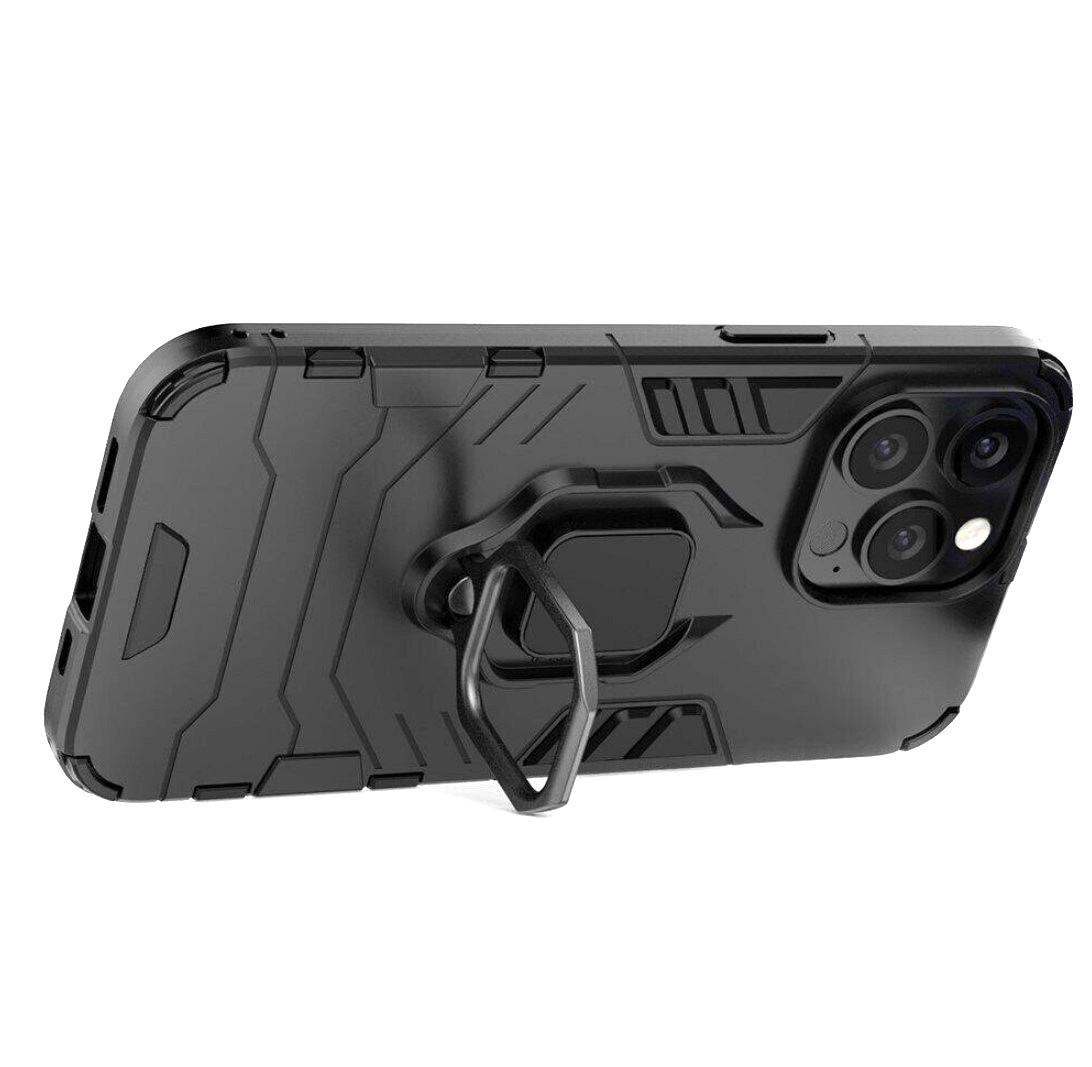 Чехол бампер Primolux Ring Armor для Apple iPhone 15 Pro - Black - фото 8