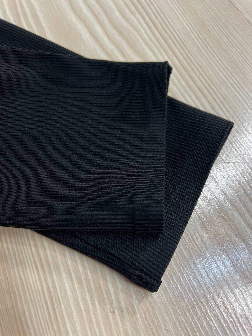 Лосини жіночі Kenalin D2 корсет на гачках в рубчик тонкі 2XL/3XL Чорний (3969) - фото 8 Лосини жіночі Kenalin D2 корсет на гачках в рубчик тонкі 2XL/3XL Чорний (3969) - фото 8