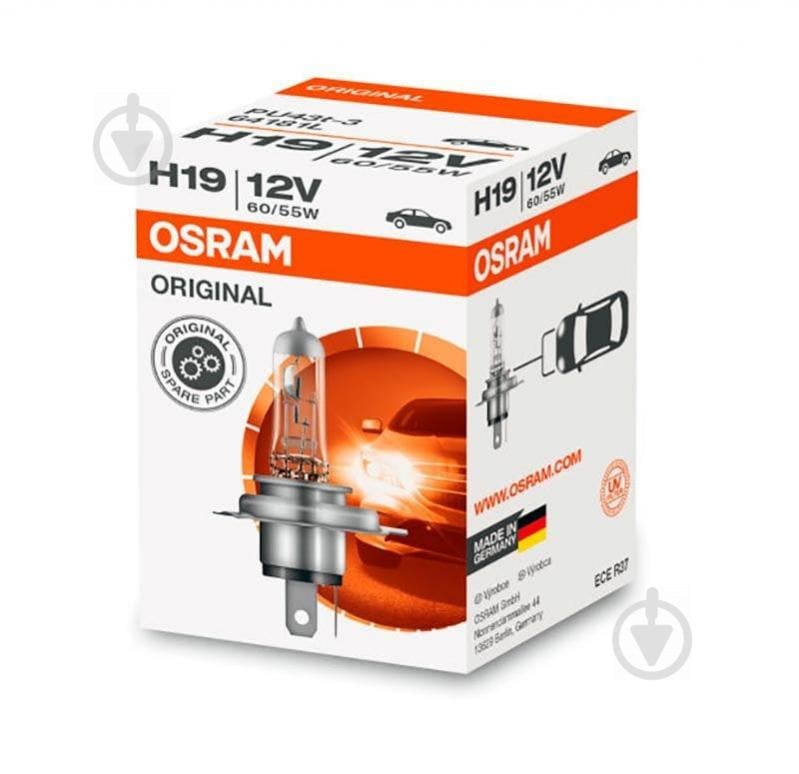 Автолампа OSRAM H19 64181L 60/55W 12V PY26D-1 10X1