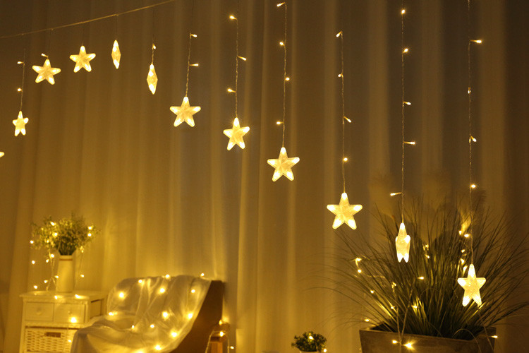 Гірлянда світлодіодна Ltl Зірочки 138 led 3 м завіса Білий - фото 5 Гірлянда світлодіодна Ltl Зірочки 138 led 3 м завіса Білий - фото 5