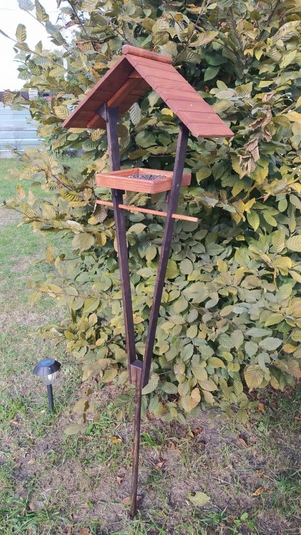 Кормушка разборная для птиц Фале из дерева 38х16х160 см - фото 10 Кормушка разборная для птиц Фале из дерева 38х16х160 см - фото 10