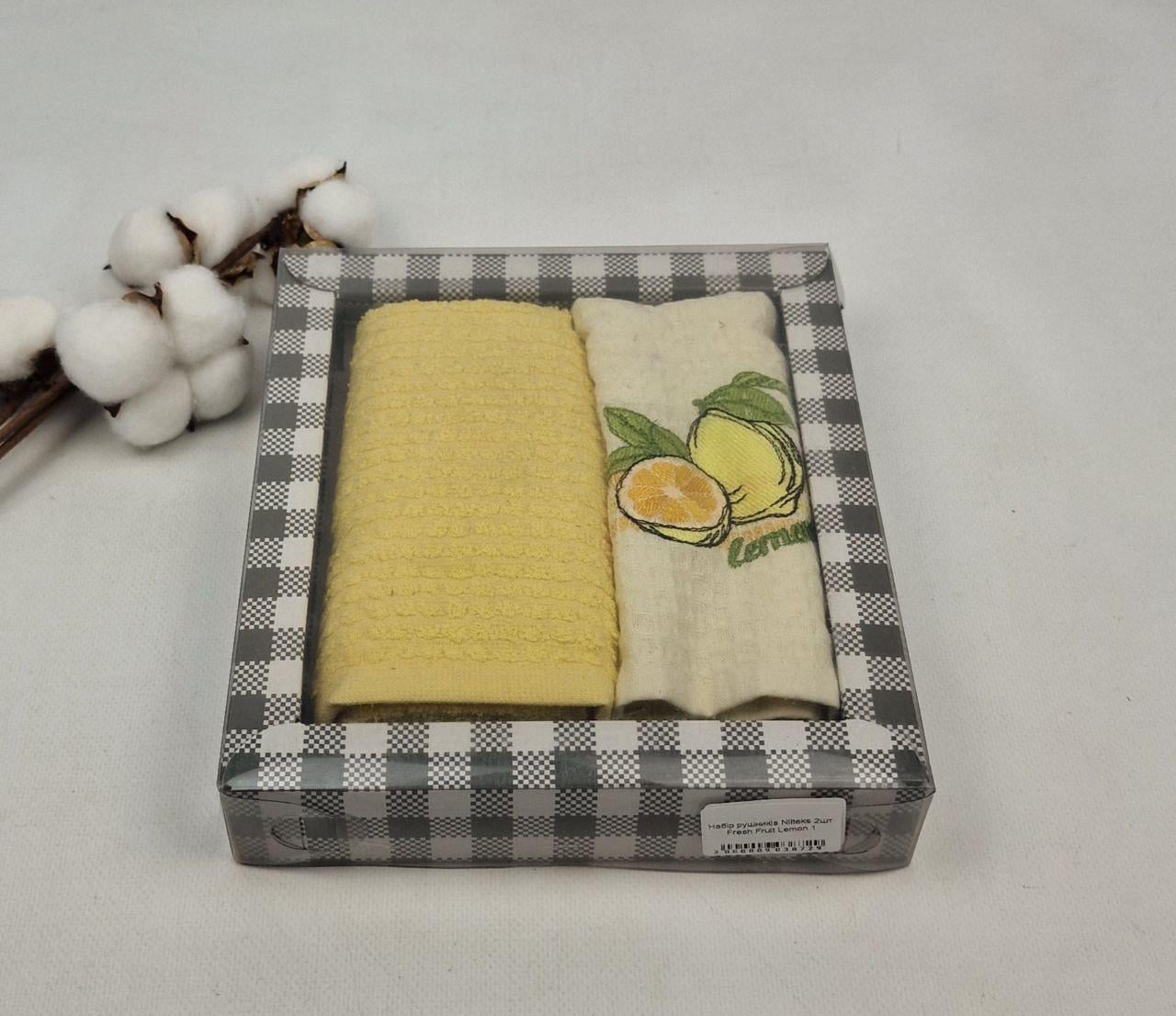 Набор полотенец Nilteks Fresh Fruit Lemon 1 2 шт. (CN41346)