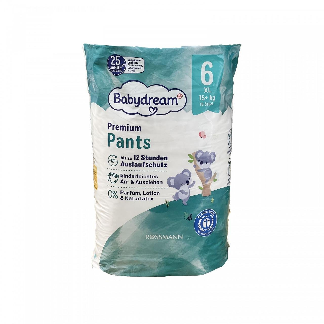 Підгузки-трусики дитячі Babydream Premium 6 р. 15+ кг 18 шт. (1838195536)