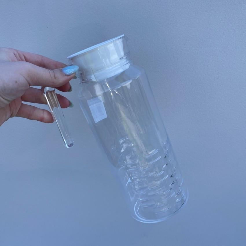 Глечик скляний Luminarc Cheqs Fridge Q3654 з кришкою 1,3 л (2249325432) - фото 3 Глечик скляний Luminarc Cheqs Fridge Q3654 з кришкою 1,3 л (2249325432) - фото 3