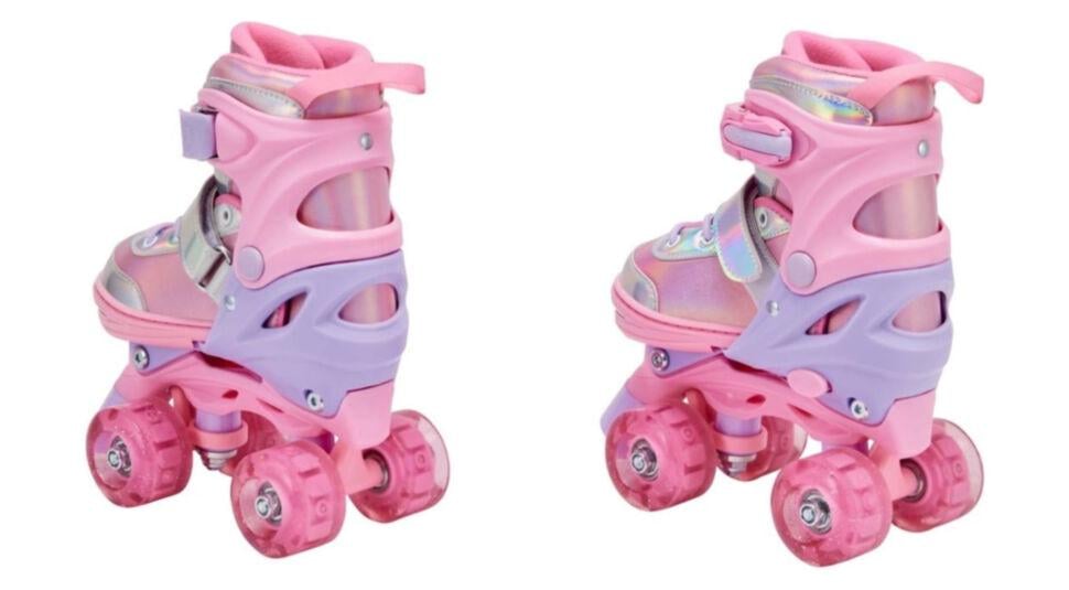 Ролики квады Lucky S р. 30-34 Розовый - фото 5