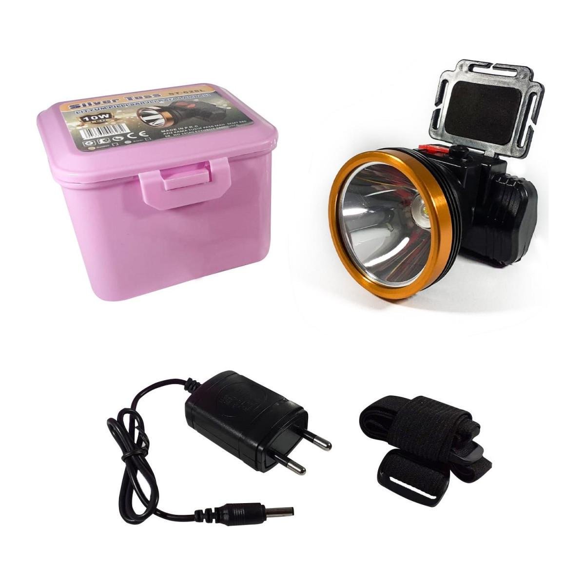 Ліхтар налобний ST-628L 9353 10 Вт Silver Toss (4500192) - фото 2