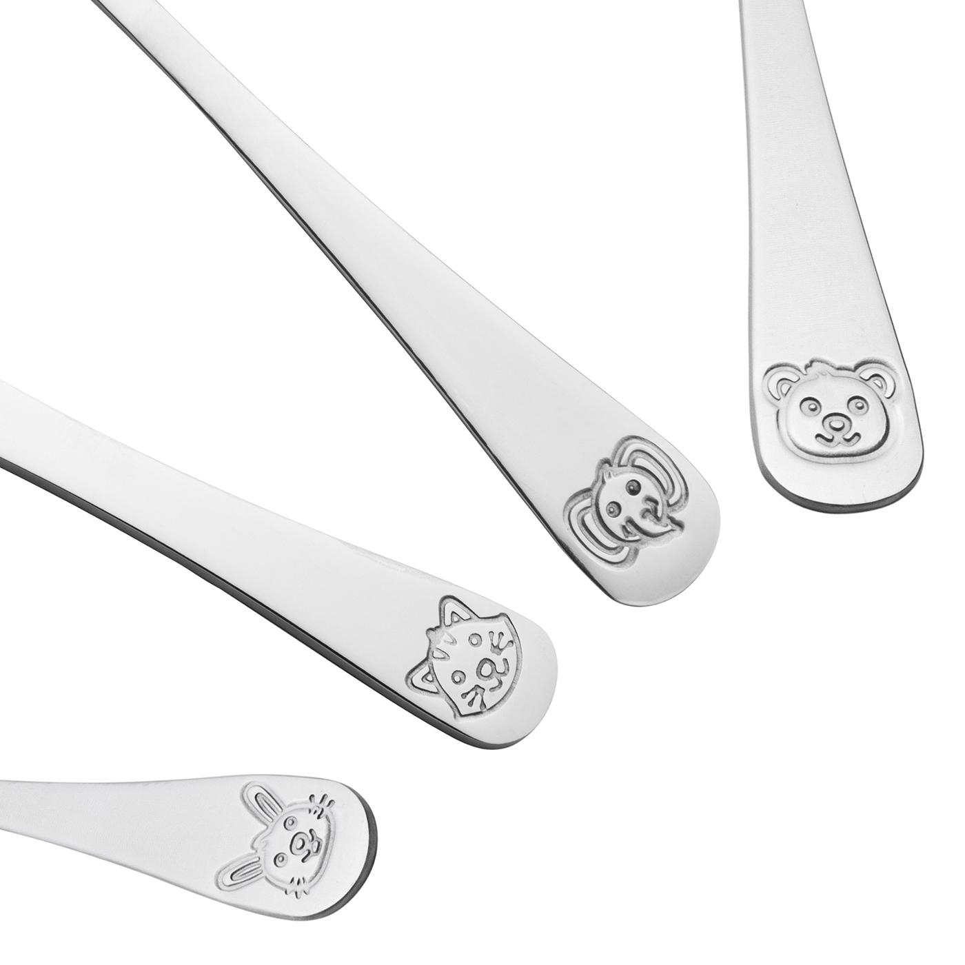 Набор детских столовых приборов Kamille из нержавеющей стали 4 пр. (5336) - фото 8