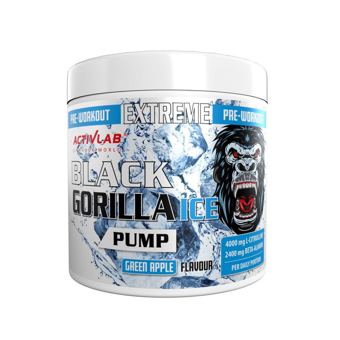 Предтренировочный комплекс Activlab Black Gorilla Ice Green Apple 300 g
