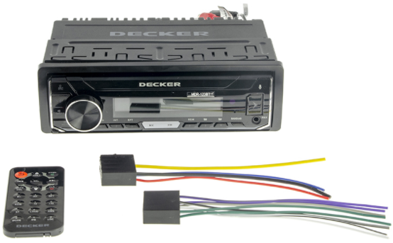 Автомагнитола DECKER MDR-123 BT - фото 5