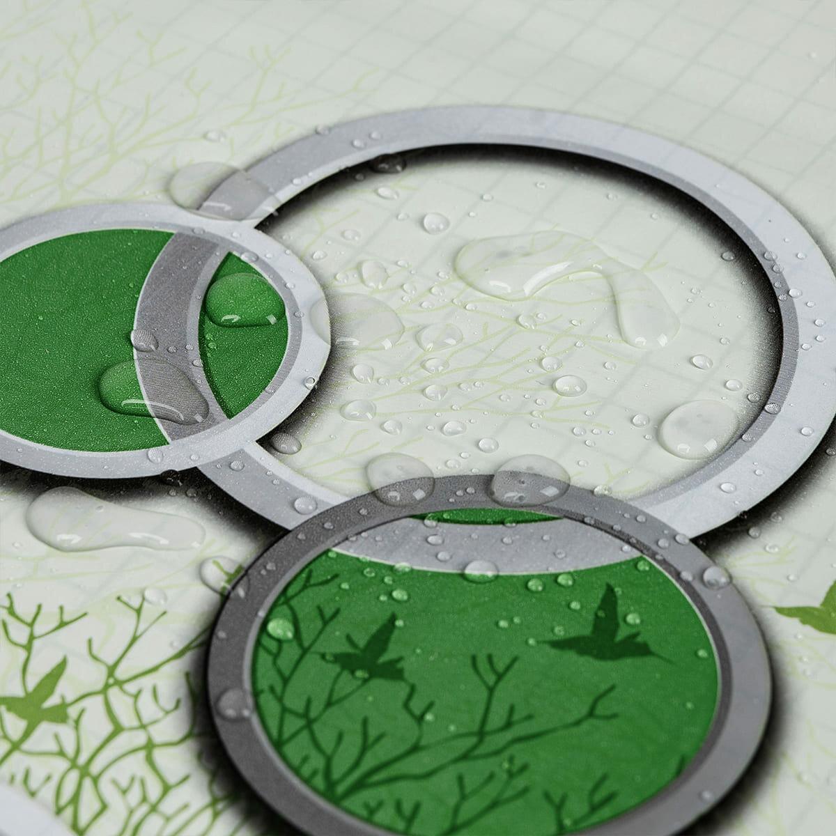 Плівка самоклеюча на паперовій основі 0,45х10 м х0,07 мм Зелений SW-00000797 - фото 4 Плівка самоклеюча на паперовій основі 0,45х10 м х0,07 мм Зелений SW-00000797 - фото 4