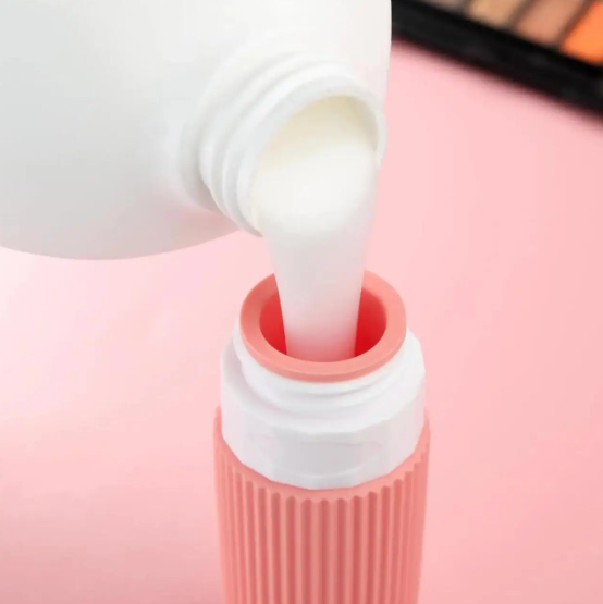 Набор емкостей для поездок GDragon силиконовый 4 шт. по 90 мл Коричневый (113_2_0_4) - фото 3 Набор емкостей для поездок GDragon силиконовый 4 шт. по 90 мл Коричневый (113_2_0_4) - фото 3