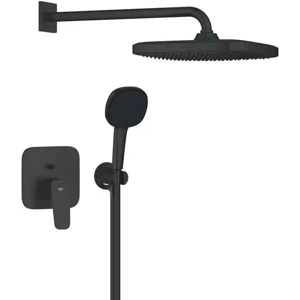 Душевая система скрытого монтажа Grohe Cubeo 1053362430 Черный матовый (35624030)