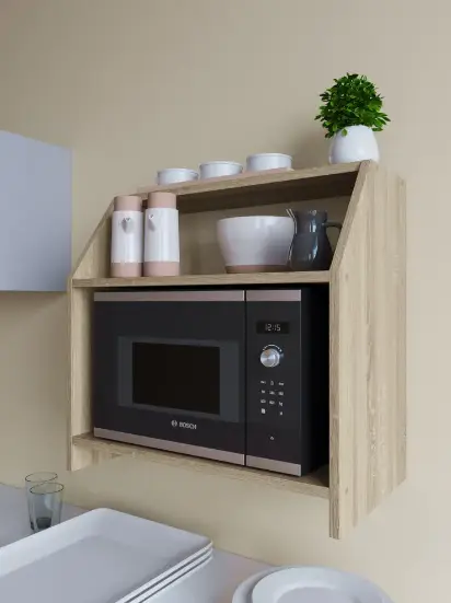 Полка для микроволновки Дуб/Сонома (Мікро-2-2)